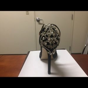 Designer satin sandals